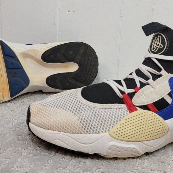 Nike Huarache E.D.G.E. TXT Men s Size 13 Gray Blue Red Running Shoes A01697 001 Shoes